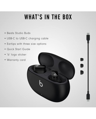 Beats Studio Buds вЂ“ True Wireless Noise Cancelling Earbuds - White (Renewed)