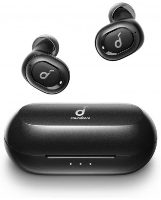 Upgraded, Anker Soundcore Liberty Neo True Wireless Earbuds, Pumping Bass, IPX7 Waterproof, Secure Fit, Bluetooth 5 Headphones, Stereo Calls, Noise Isolation, One Step Pairing, Sports, Work Out